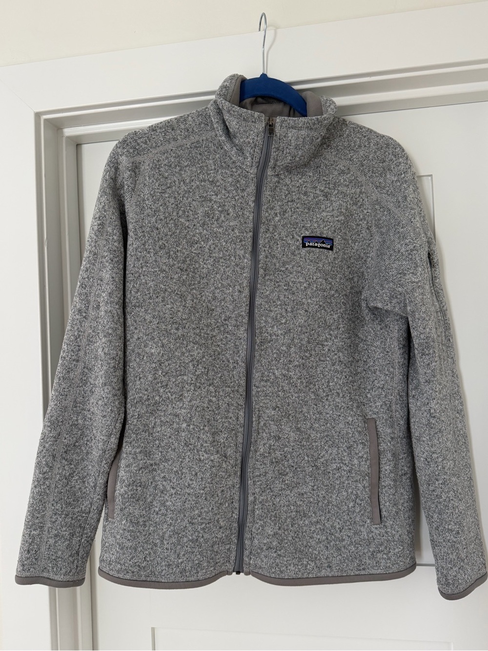 Patagonia Gray Full-Zip Fleece Jacket